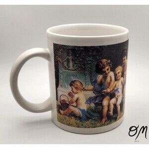 1980s Vintage Angels Ceramic Coffee Mug